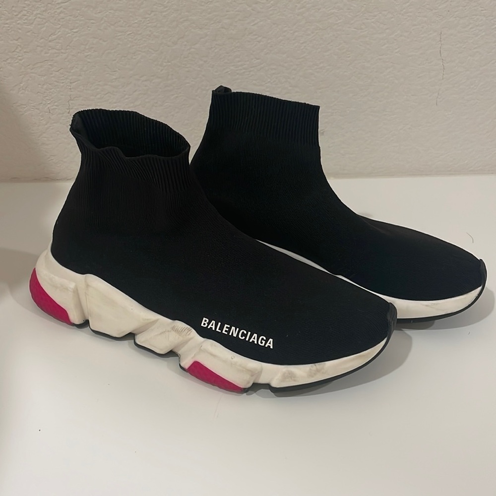 USED BALENCIAGA SPEED RUNNER SIZE 39 EUR 9 USA